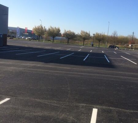 Bristol Street Motors (Ford) Wigan car park lines