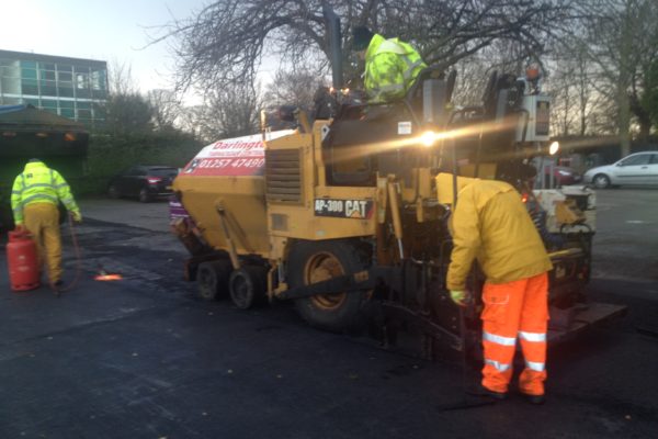 surfacing parking bays