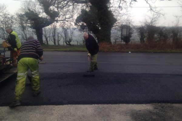 Christ Church Parbold road resurfacing job